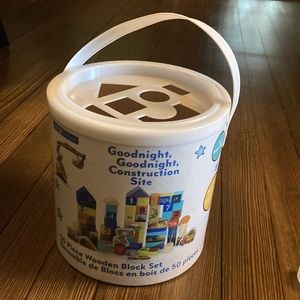 Goodnight, Goodnight, Construction Site 50 Piece Wood Block Set (Gently used)